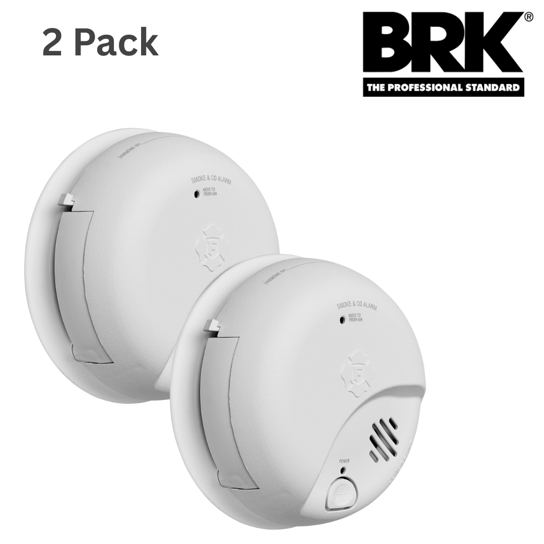 BRK SMICO100-AC Smoke & CO Alarm – Hardwired with Battery Backup and Dual Detection Technology
