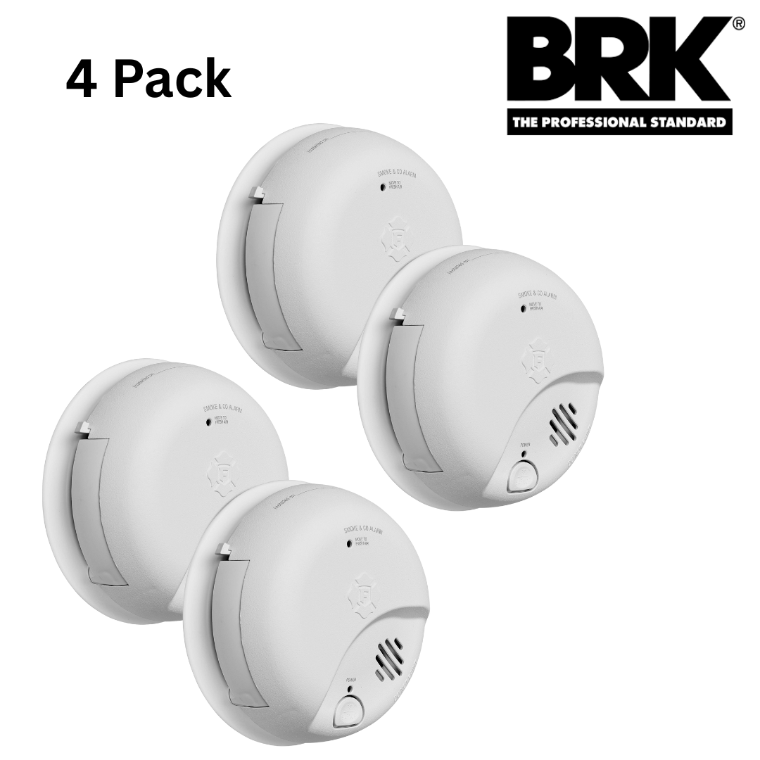 BRK SMICO100-AC Smoke & CO Alarm – Hardwired with Battery Backup and Dual Detection Technology