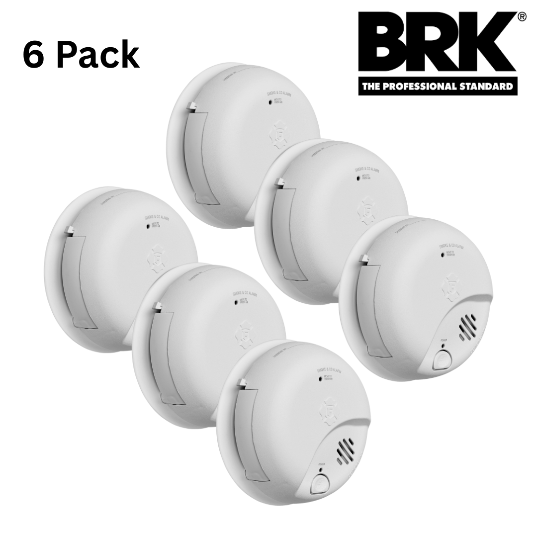 BRK SMICO100-AC Smoke & CO Alarm – Hardwired with Battery Backup and Dual Detection Technology