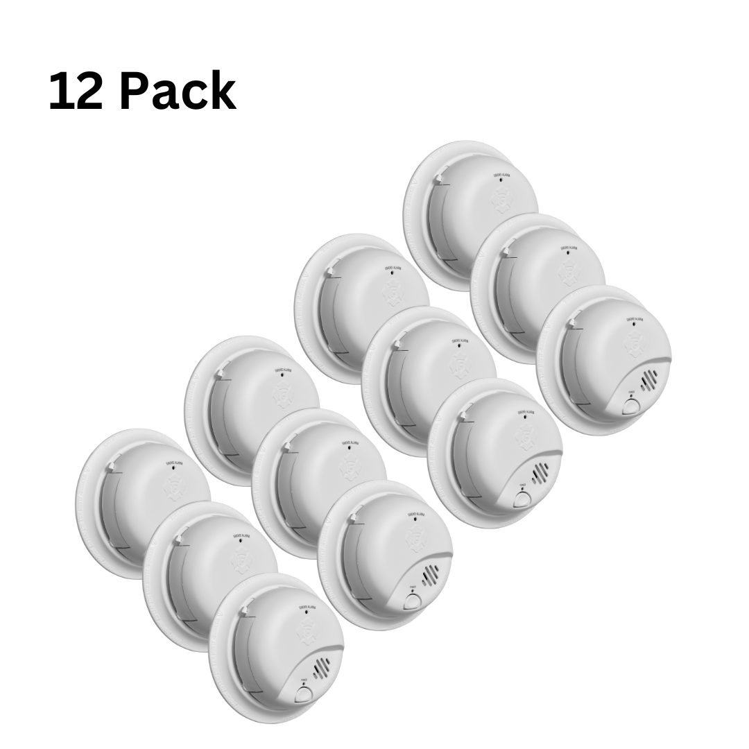 BRK SMI100-AC Smoke Alarm – Hardwired with Ionization Sensor, Battery Backup, and Replaceable Battery