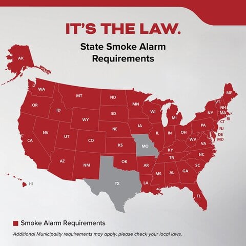 Kidde 20SD10 10-Year Sealed Battery Smoke Alarm