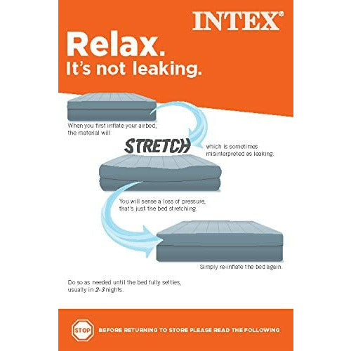 Intex - Dura-Beam - Standard Single-High Airbed - 10 inch