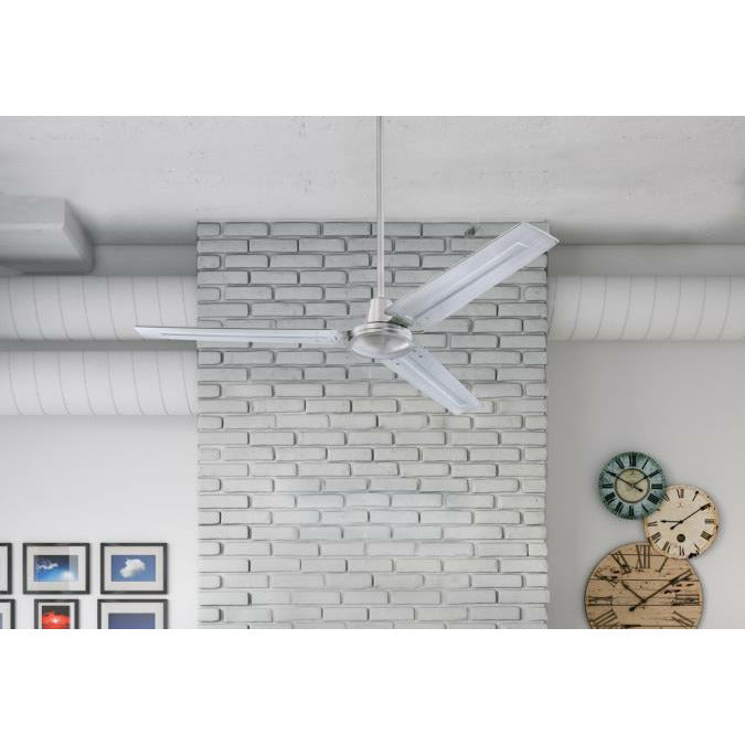 Westinghouse - Jax Industrial-Style 56-Inch Indoor Ceiling Fan and Wall Control - Brushed