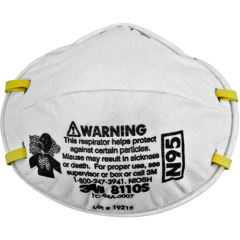 3M - 8110S N95 Particulate Respirator (20 Pack)