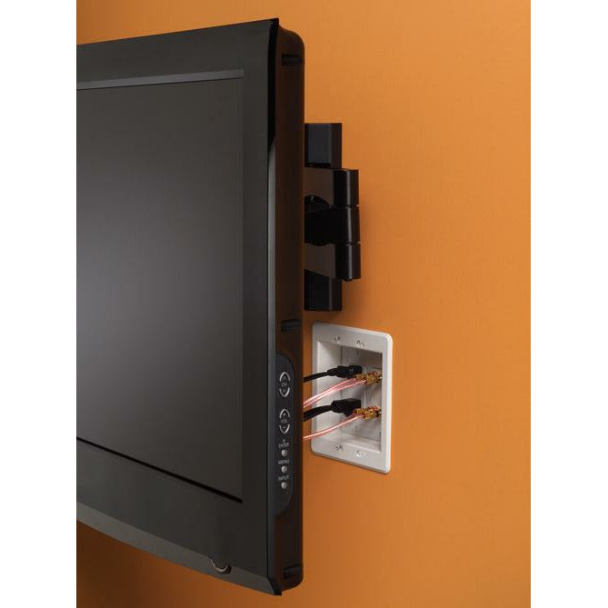 Arlington DVFR2W-1 Wall Plate, 2-Gang, White