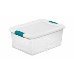 Sterilite 14948012 15 quart/14 L Latching Box (12 Pack) - Wholesale Home