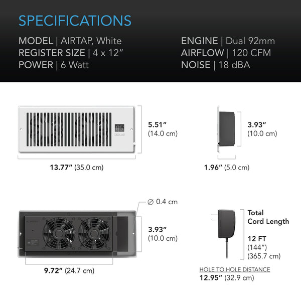 ac infinity airtap 4x12