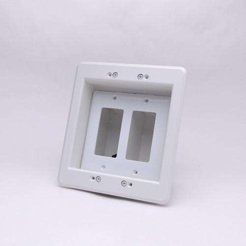Arlington DVFR2W-1 Wall Plate, 2-Gang, White