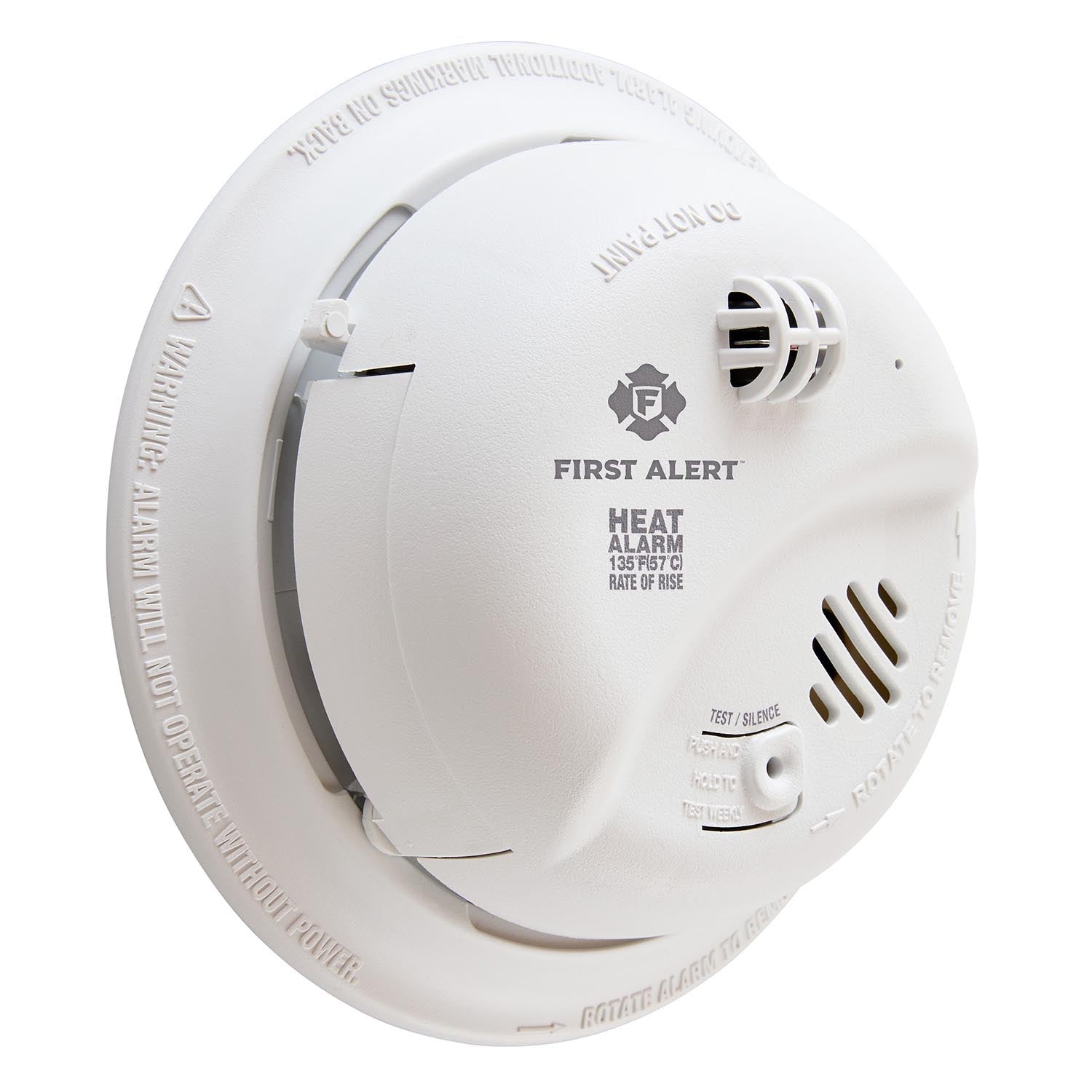 BRK First Alert HD6135FB 120-Volt AC/DC Hardwired Heat Alarm with Battery Backup