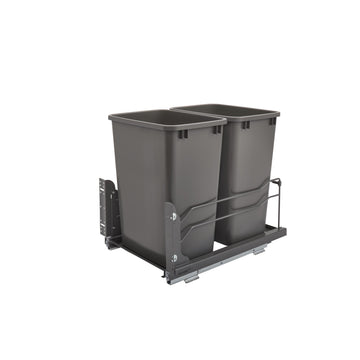 Rev-A-Shelf 53WC-1835SCDM-213 / Double 35 Qrt Pull-out Waste Container Soft-Close
