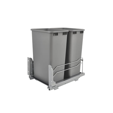 Rev-A-Shelf 53WC-2150SCDM-217 / Double 50 Qrt Pull-out Waste Container Soft-Close