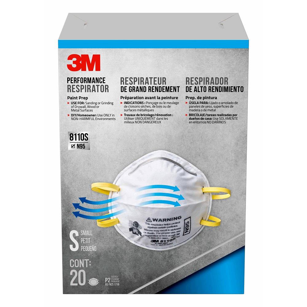 3M - 8110S N95 Particulate Respirator (20 Pack)