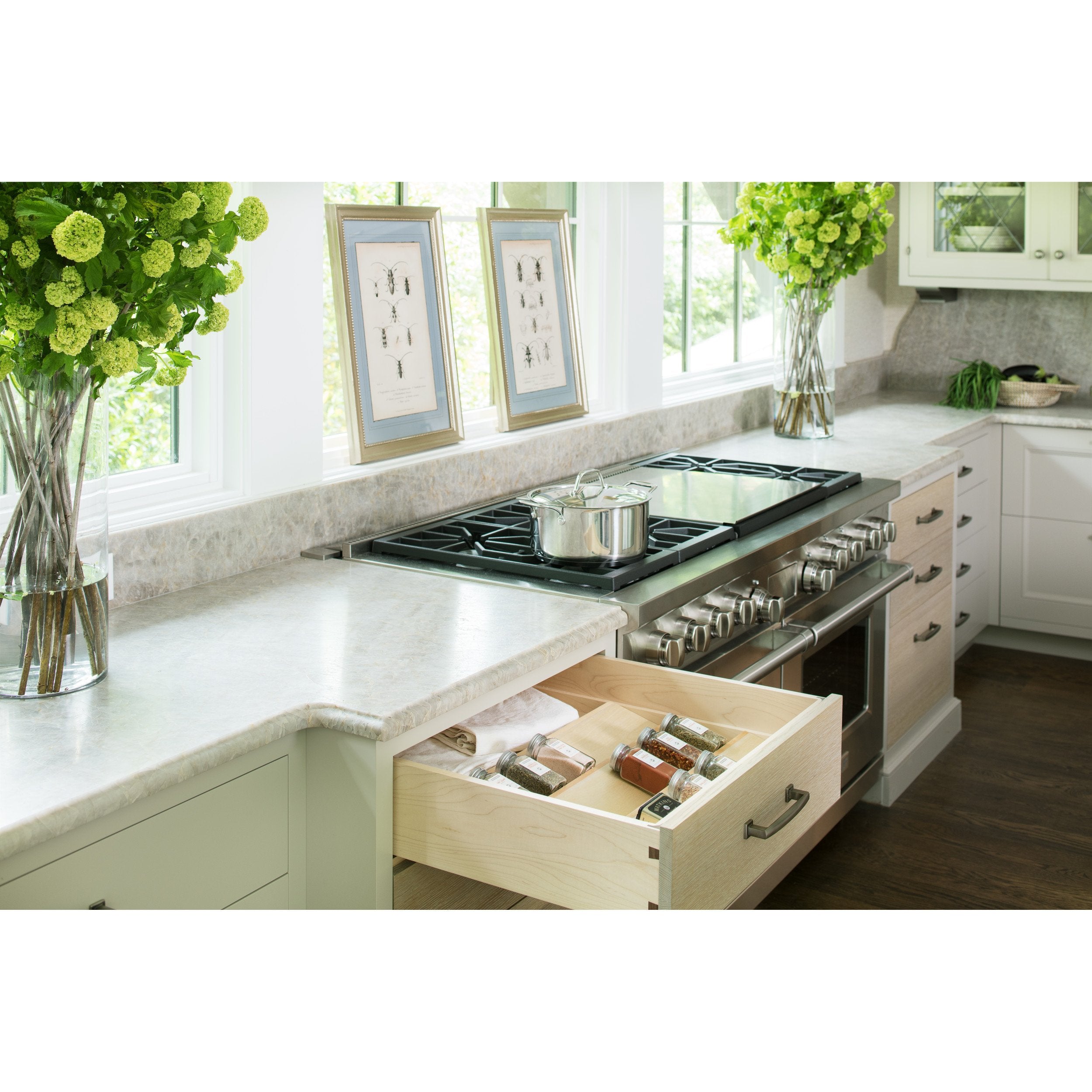 Rev-A-Shelf 4SDI-24 / 22 in Wood Spice Drawer Insert