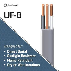 Southwire 14/2 CU UF-B With Ground - Wholesale Home