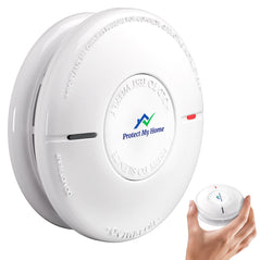 Protect My Home Smoke and Carbon Monoxide Detector Combo - 10-Year Built-in Battery.