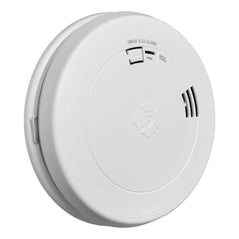BRK SMCO210V smoke and carbon monoxide alarm with slim design, voice alerts, and advanced sensors for home safety.