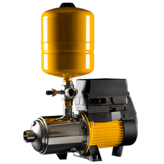Davey DD15-35NPT Dynadrive pump with 0.8kW motor, 35 GPM flow, 115V, shown with included expansion tanks.