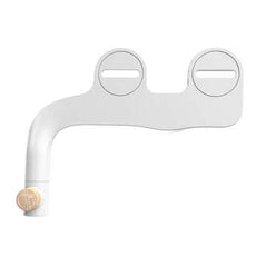 BioBidet Essential bidet attachment shown with easy-to-install design and control nozzle for enhanced hygiene.