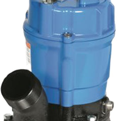 TSURUMI HS2.4S submersible trash pump with 1/2 HP motor, 2-inch discharge, handling sand and solids for construction dewatering
