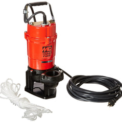 Multiquip ST2040T 2-inch submersible trash pump with 1HP electric motor, handles 1-inch solids, ideal for dewatering applications