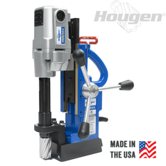 Hougen HMD904 magnetic drill kit with 1-1/2 inch capacity, portable metal drill for precise hole drilling.