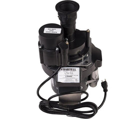 Hartell LTA utility sink pump for wastewater drainage, compact and easy to install, shown in the product image.