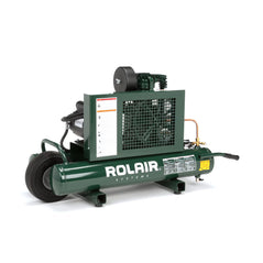 ROLAIR 5715K17 Air Compressor | 1.5 HP, 9-Gallon Twin Tank, 7.3 CFM @ 90 PSI | Electric, Wheeled, Heavy-Duty for Jobsite - Wholesale Home