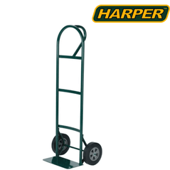 Harper Trucks BKB04 – 600 LB Capacity Hand Truck, 8-Inch Wheels, Sturdy Green Construction
