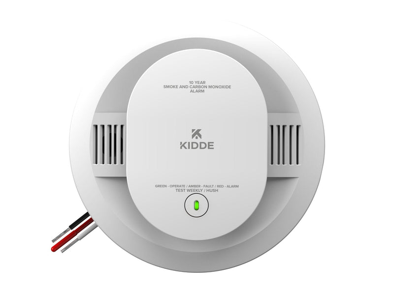 Kidde 30CUA10 Combo Smoke & CO Alarm – Hardwired with 10-Year Backup Battery