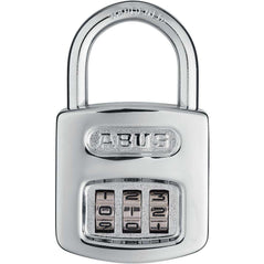 ABUS 160/40 C Chrome Plated 160 All Weather Resettable Combination Padlock - 3 Dial