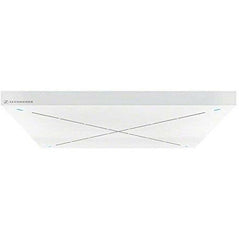 Sennheiser TeamConnect SL ceiling microphone for conference rooms, with sleek design and multiple microphone capsules for clear audio pickup.