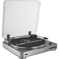 Audio-Technica Consumer AT-LP60USB Fully Automatic Belt-Drive Turntable (Silver) - Wholesale Home Improvement Products