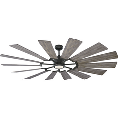 Monte Carlo - 72 Prairie Grand Ceiling Fan- Aged Pewter