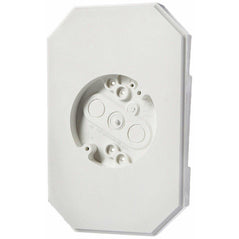 White Arlington 8141DBL siding mounting kit with 1/2 inch lap, 7x10 inches, designed for easy installation of siding panels.