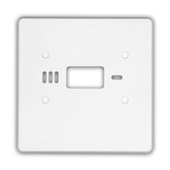 Braeburn 2950 Universal Thermostat Wall Plate, durable plastic cover for thermostat installation, wall-mounted connector.
