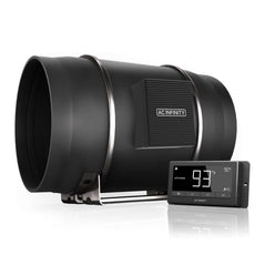 AC Infinity Cloudline T10 inline ventilation exhaust fan with temperature and speed controller, 10-inch duct fan system