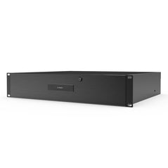 AC Infinity heavy-duty AV rack drawer with aluminium faceplate, 2U size, designed for secure equipment storage in server racks.