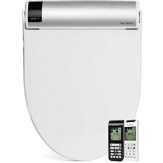 BioBidet 2000W Bliss electric bidet seat for elongated toilets, featuring adjustable water spray and comfort controls.