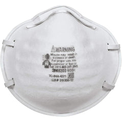 3M 8200H20-DC sanding and fiberglass respirator face masks, 20-pack, for dust and particle protection.
