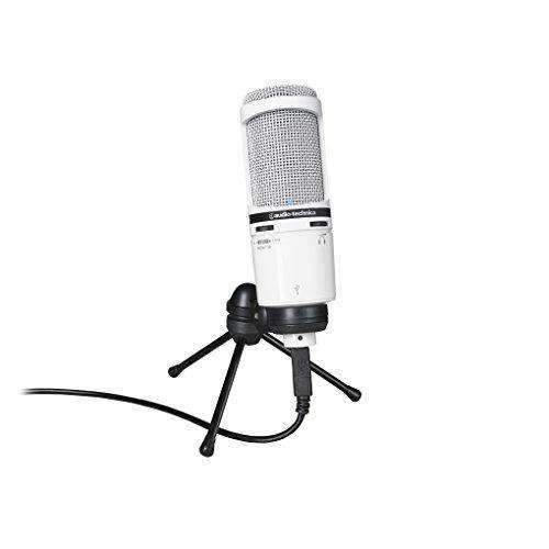 Audio-Technica AT2020USB+ Cardioid Condenser USB Microphone, Black