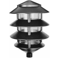 RAB Lighting LL22B Incandescent 4 Tier Lawn Light, A-19 Type, 100W Power, 1650 Lumens, 120VAC, Black - Wholesale Home Improvement Products