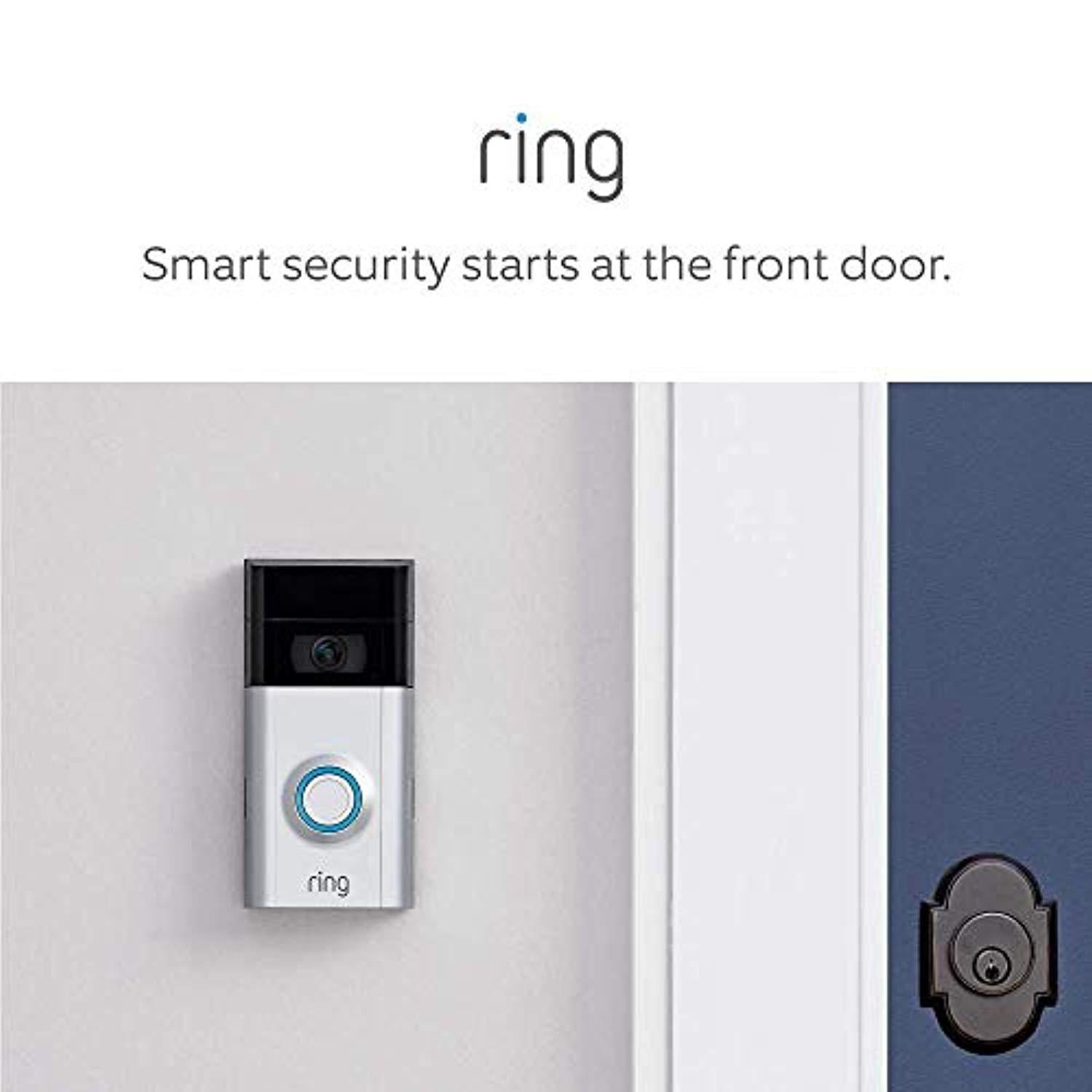 Ring Wi-Fi Video Doorbell - Wired, Black - Model B08CKHPP52 – Crawfords  Superstore