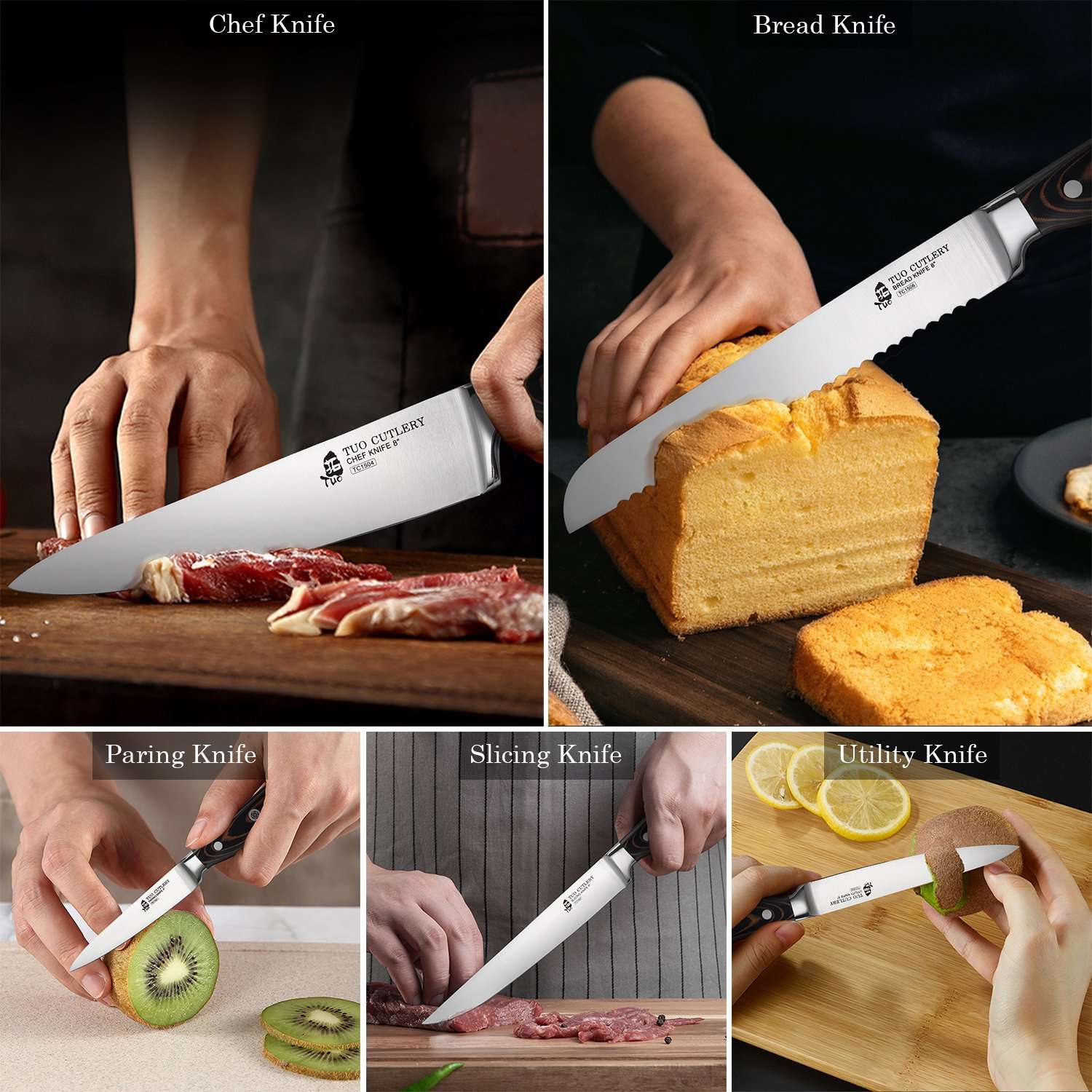 TUO LEGACY SERIES CHEF KNIFE 8