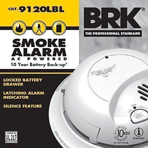 First Alert Brk Hardwired Heat Detection Smoke Detector