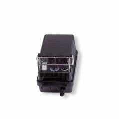 Black Kichler Standard Series 120W landscape transformer with sturdy design and compact form for outdoor lighting installations.