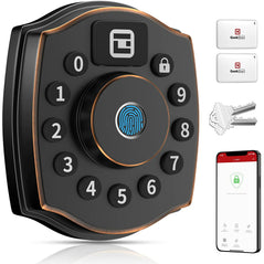 Geek Smart - L-F501 - Fingerprint Door Lock - 5-in-1