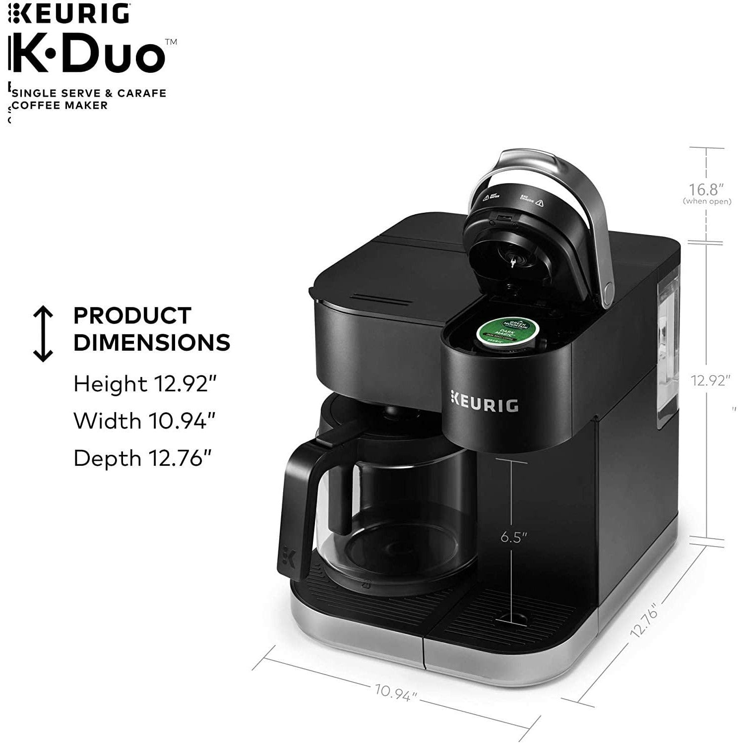 Keurig - K-Duo™ Single Serve & Carafe Coffee Maker– Wholesale Home