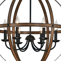 Westinghouse - Stella Mira Six-Light Indoor Chandelier