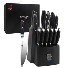 TUO Cutlery - TC1314 - Falcon S - 17-pcs Kitchen Knife Set