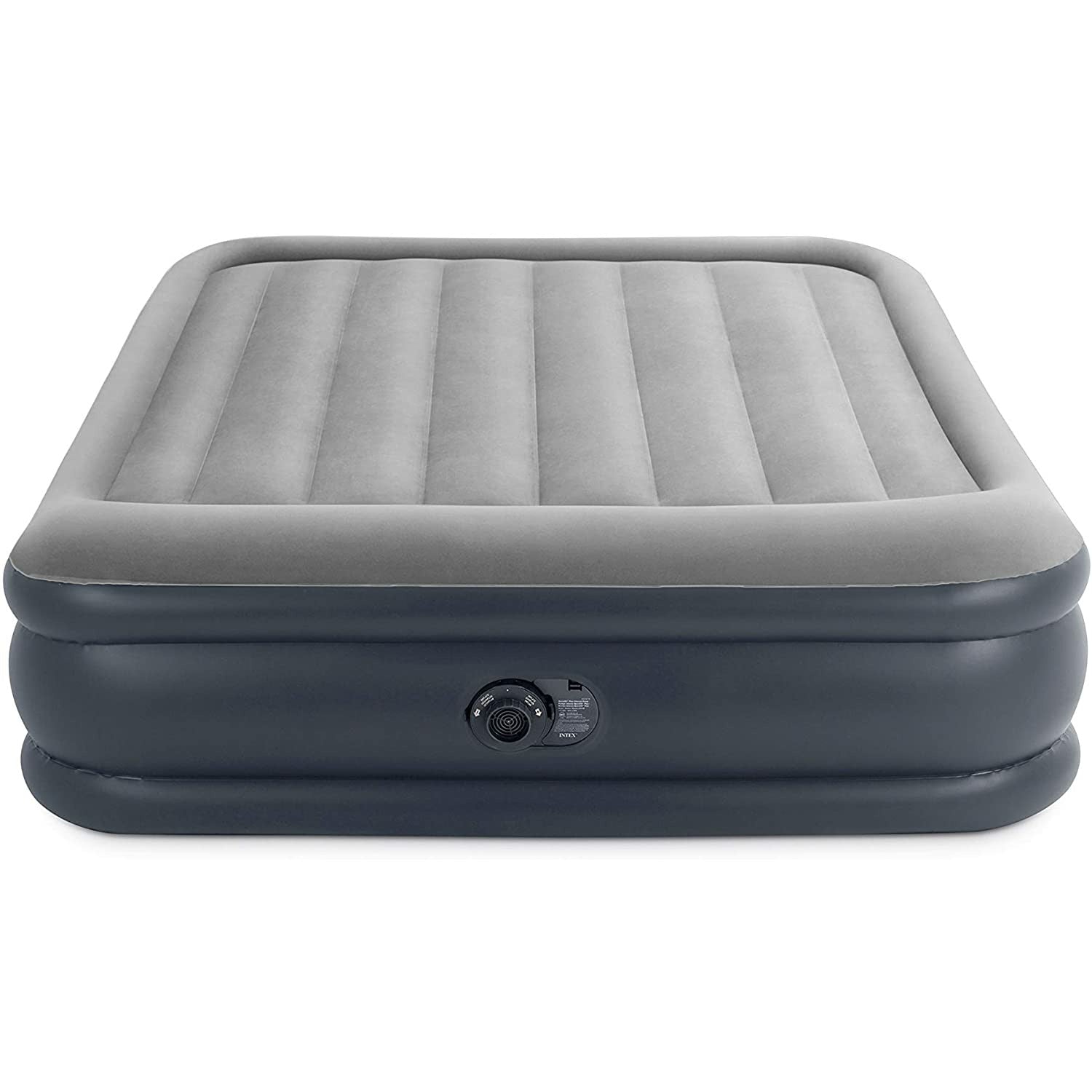Intex queen deluxe clearance pillow rest raised airbed